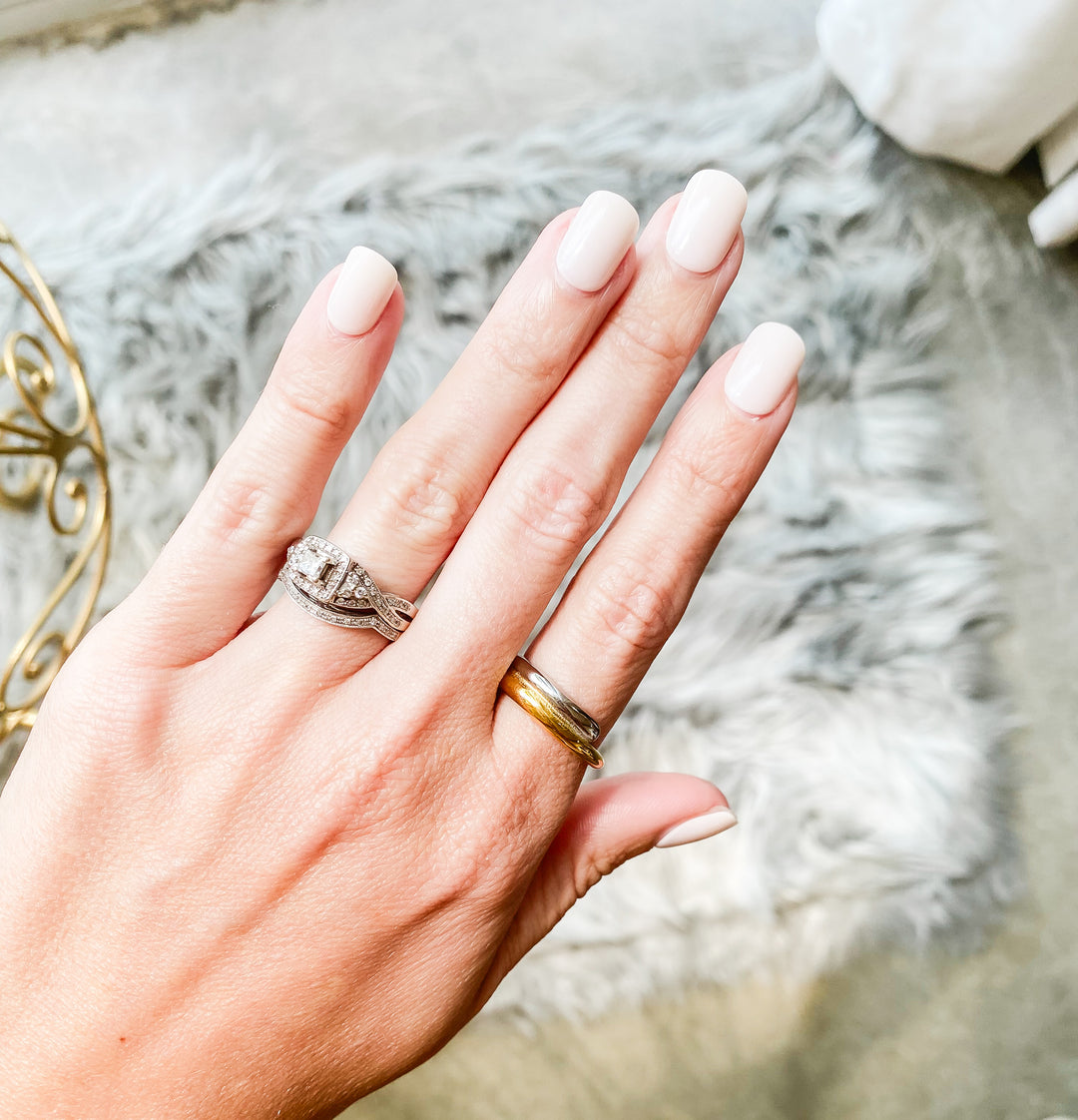Thin Two Tone Ring