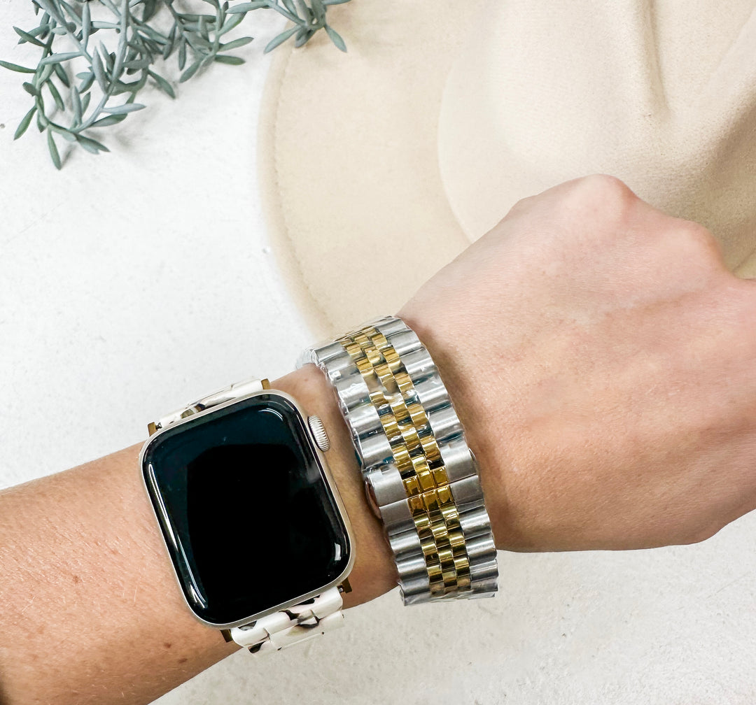 Two Toned Large Apple Watch Band