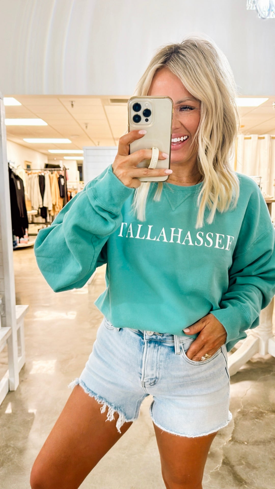 Tallahassee Sweatshirt-Spanish Moss