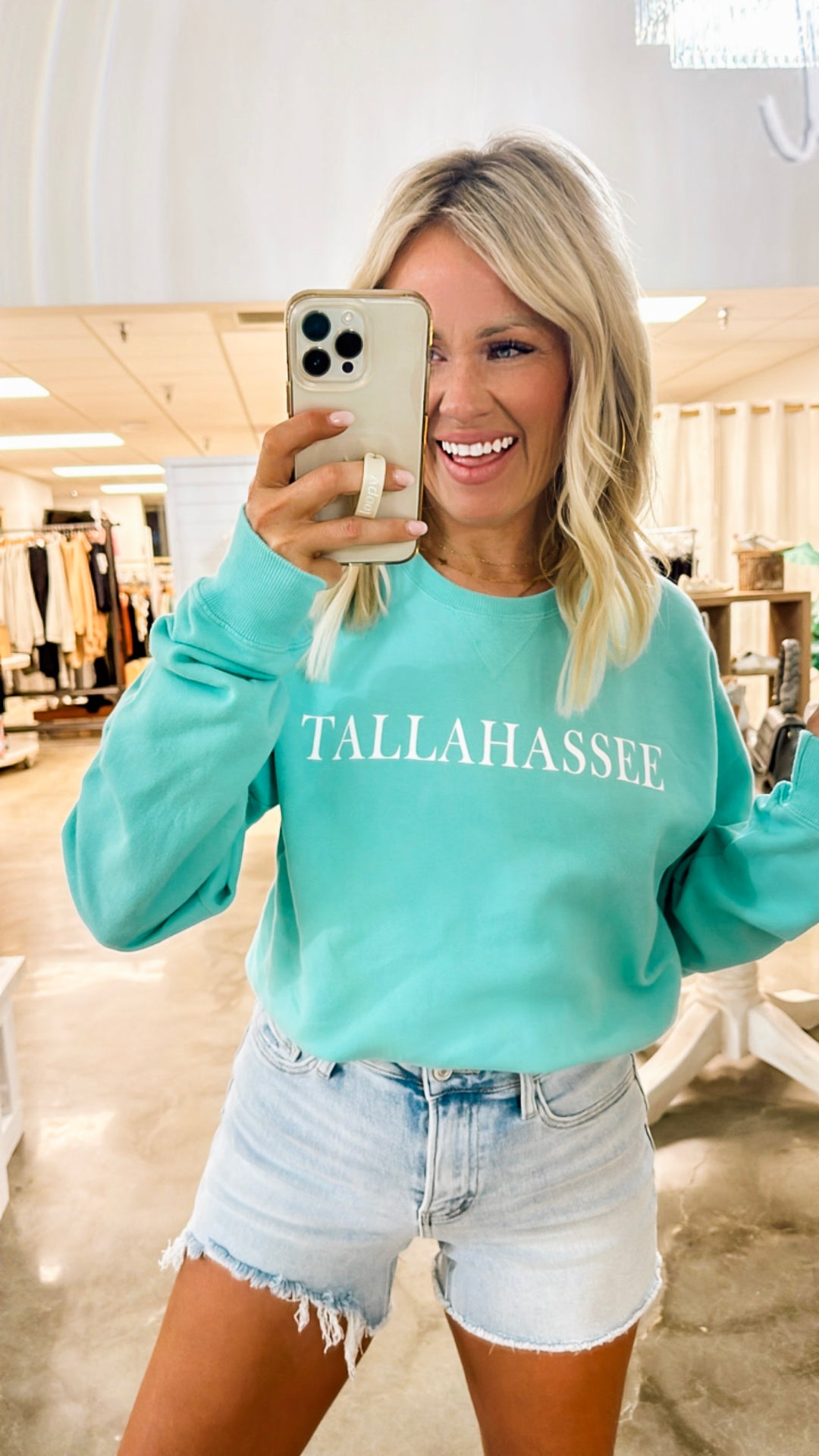 Tallahassee Sweatshirt-Mint