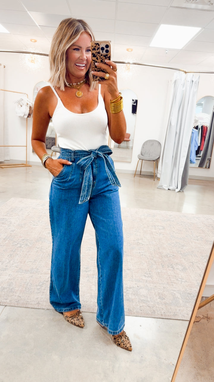 Bella Bow Tie Jeans
