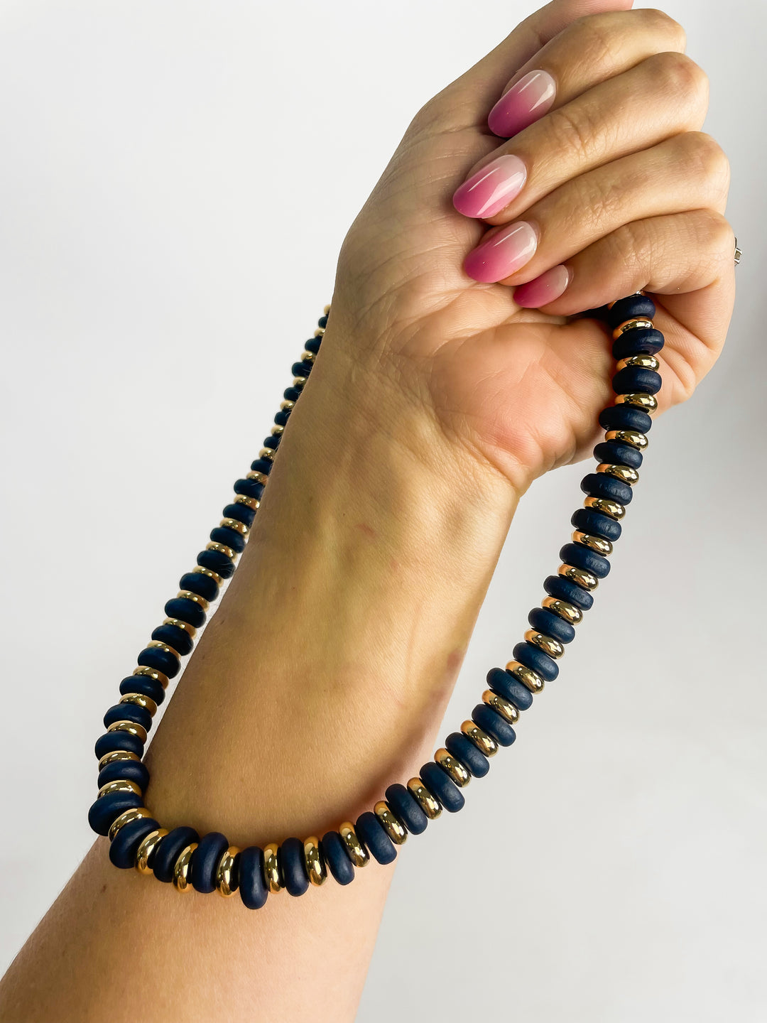Coastal Drift Necklace- Navy