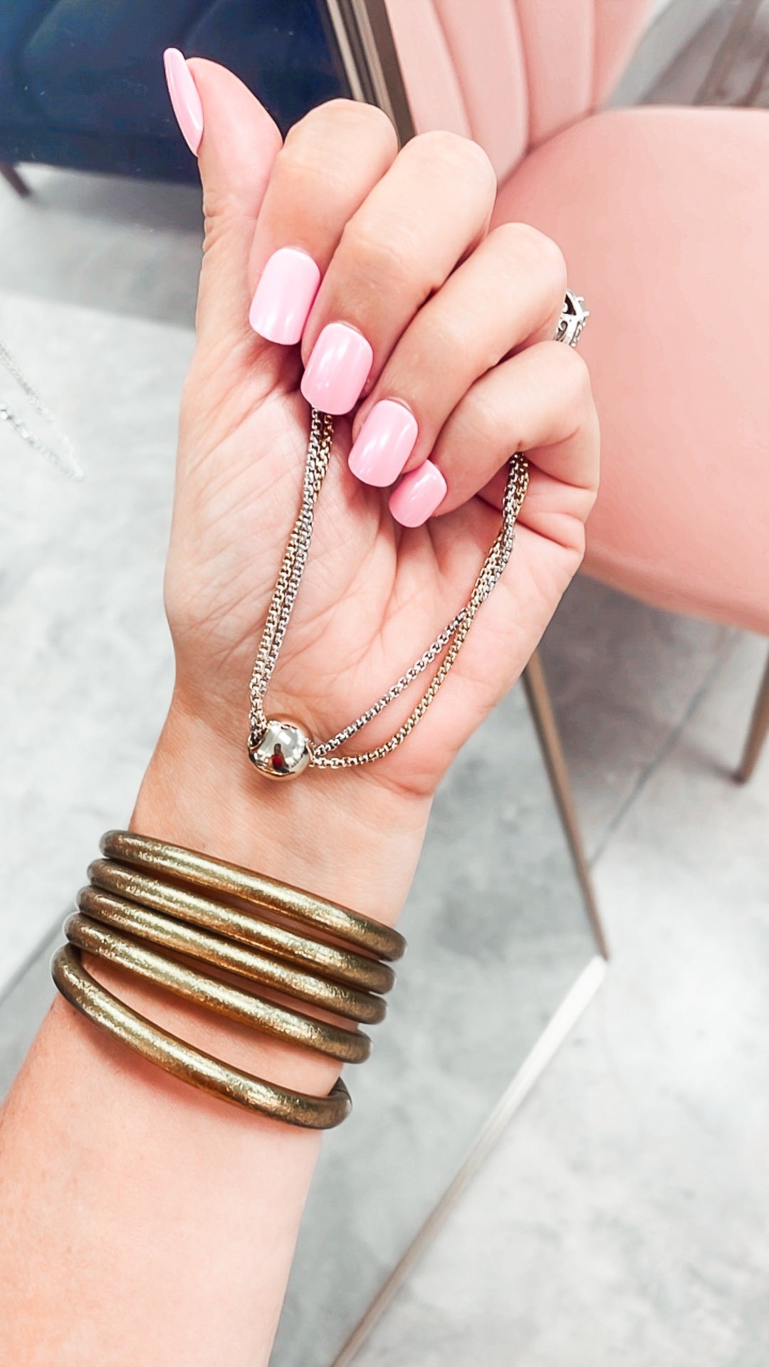 Duo Fireball Necklace