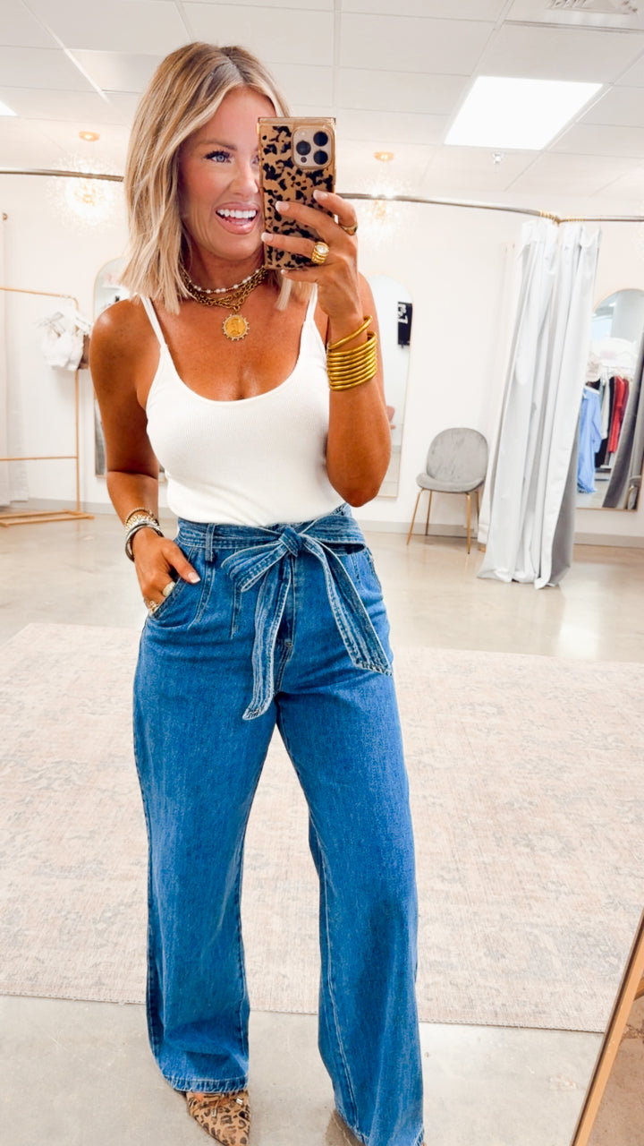 Bella Bow Tie Jeans