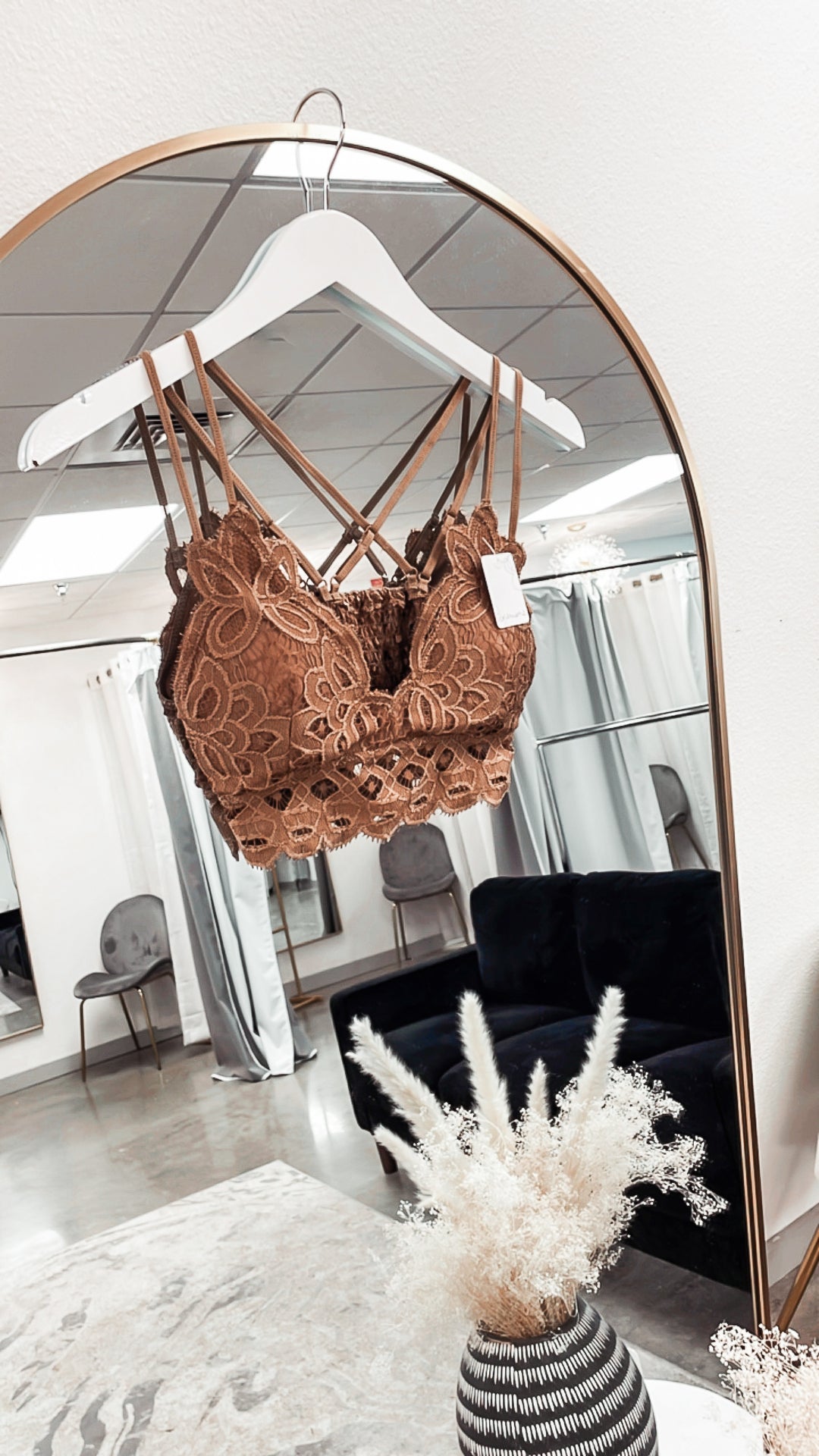 Lace Bralette-Cocoa Mocha