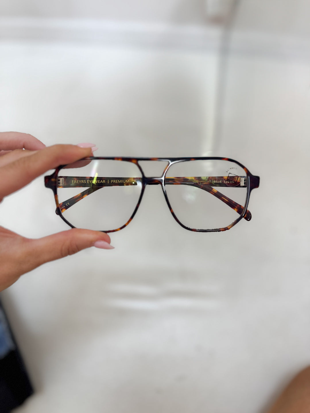 Billie Blue Light Readers- Honey Tortoise +1