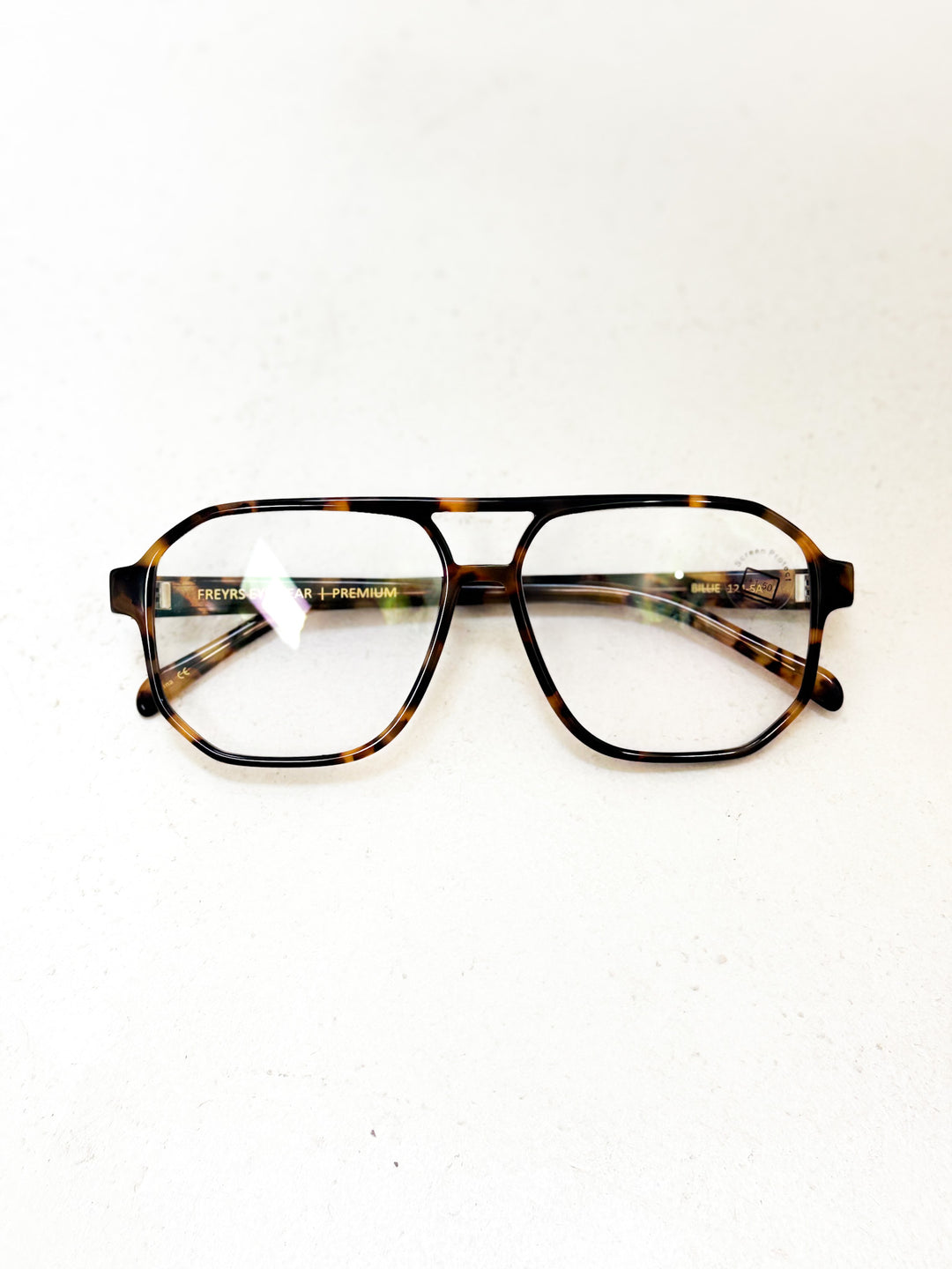 Billie Blue Light Readers- Amber Tortoise +1.5