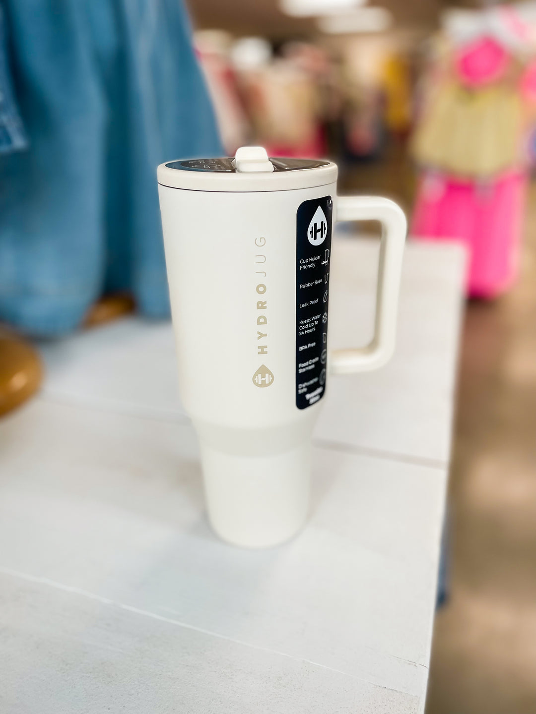 Hydrojug Traveler 32oz Tumbler-Cream