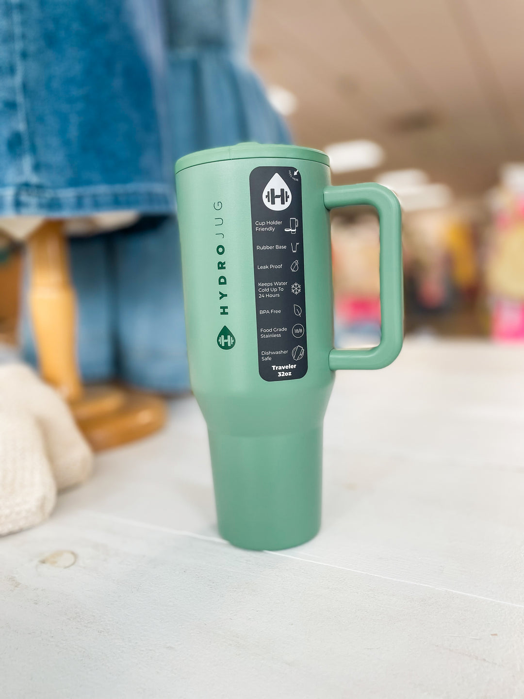 Hydrojug Traveler 32oz Tumbler-Sage