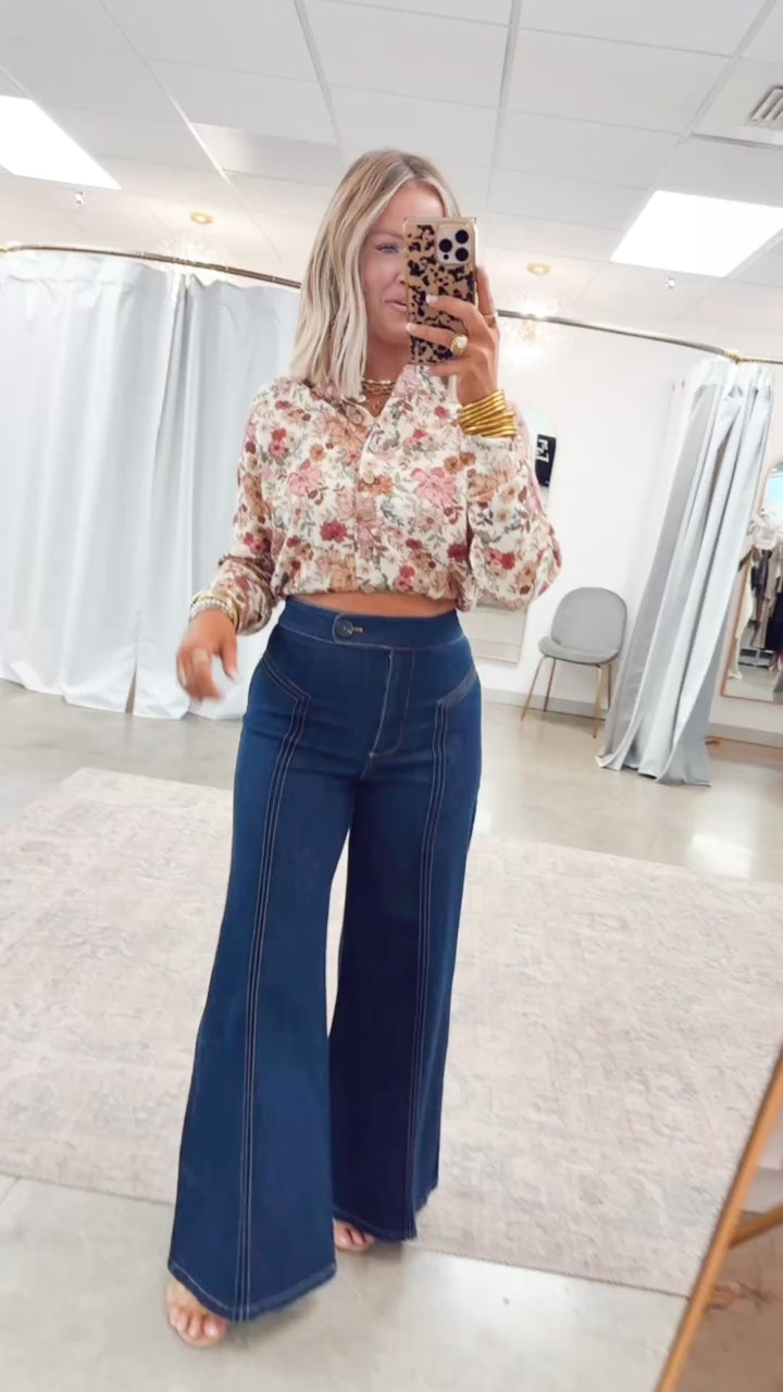 Floral Print Sweater Cardigan Top