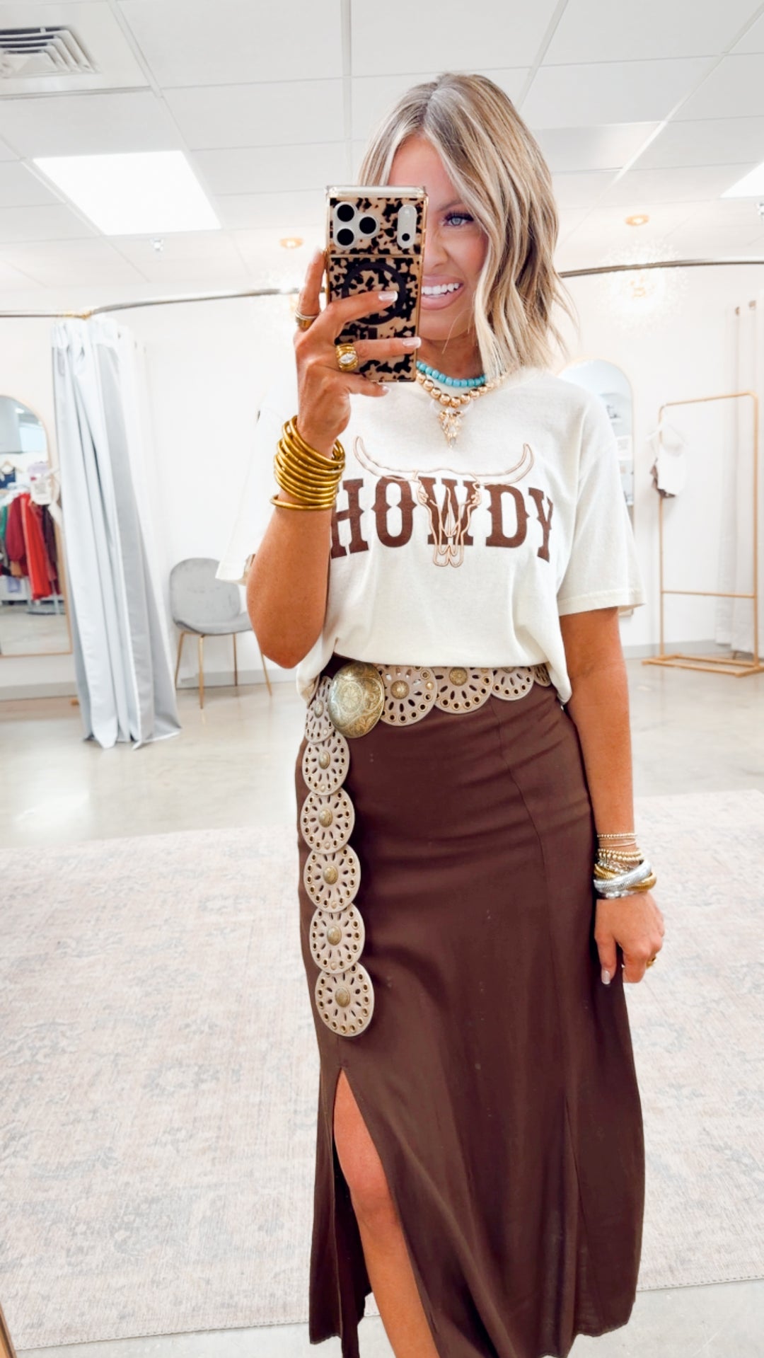 Howdy Longhorn Tee-Bone