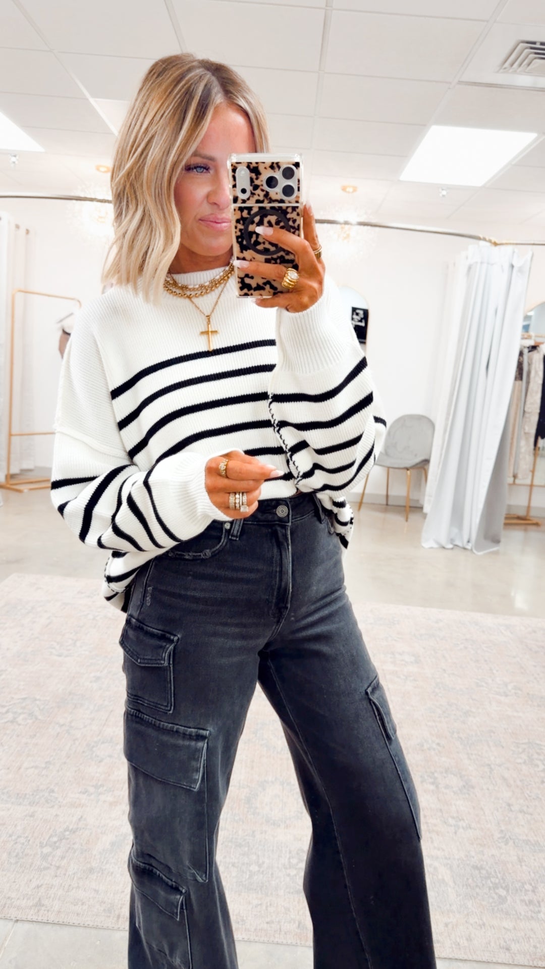The Ivory Stripe Pullover