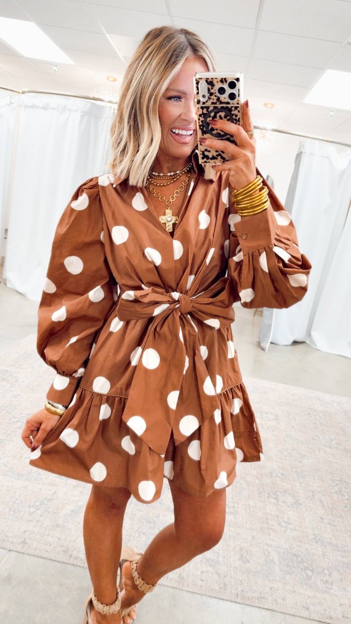 The Daisy Dot Mini Dress