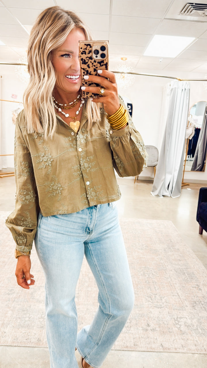 Olive Grove Blouse