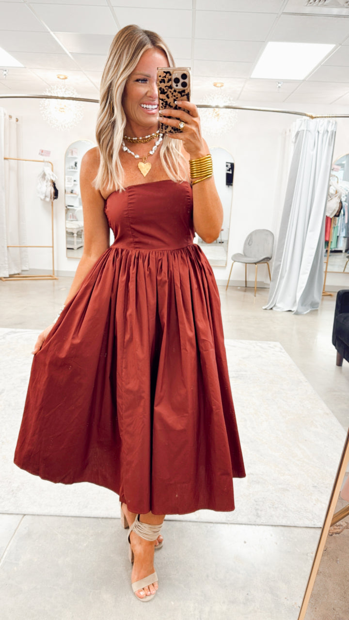 Amelia Flare Midi Dress