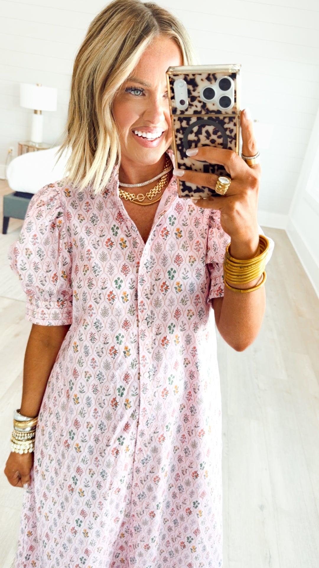 The Camellia Floral Midi Dress