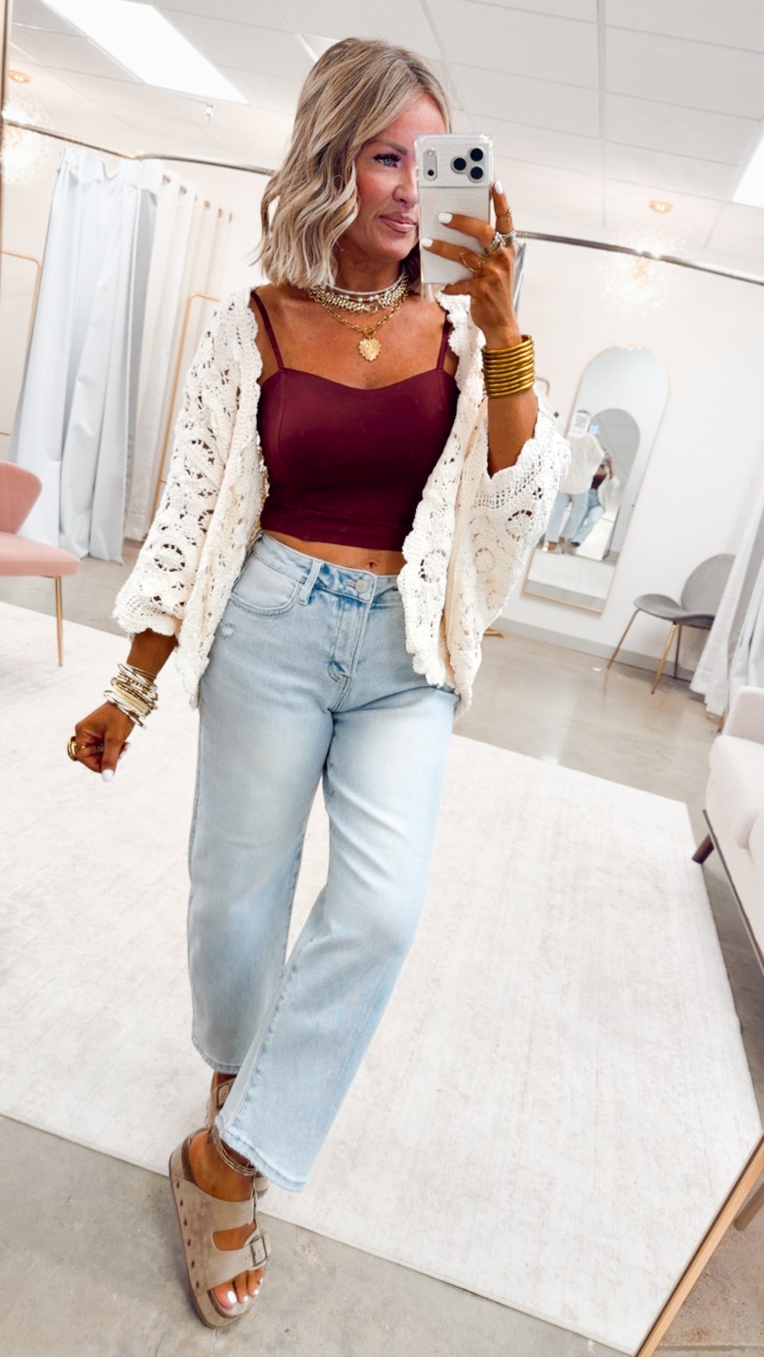 The Birch Hollow Cardigan-Cream