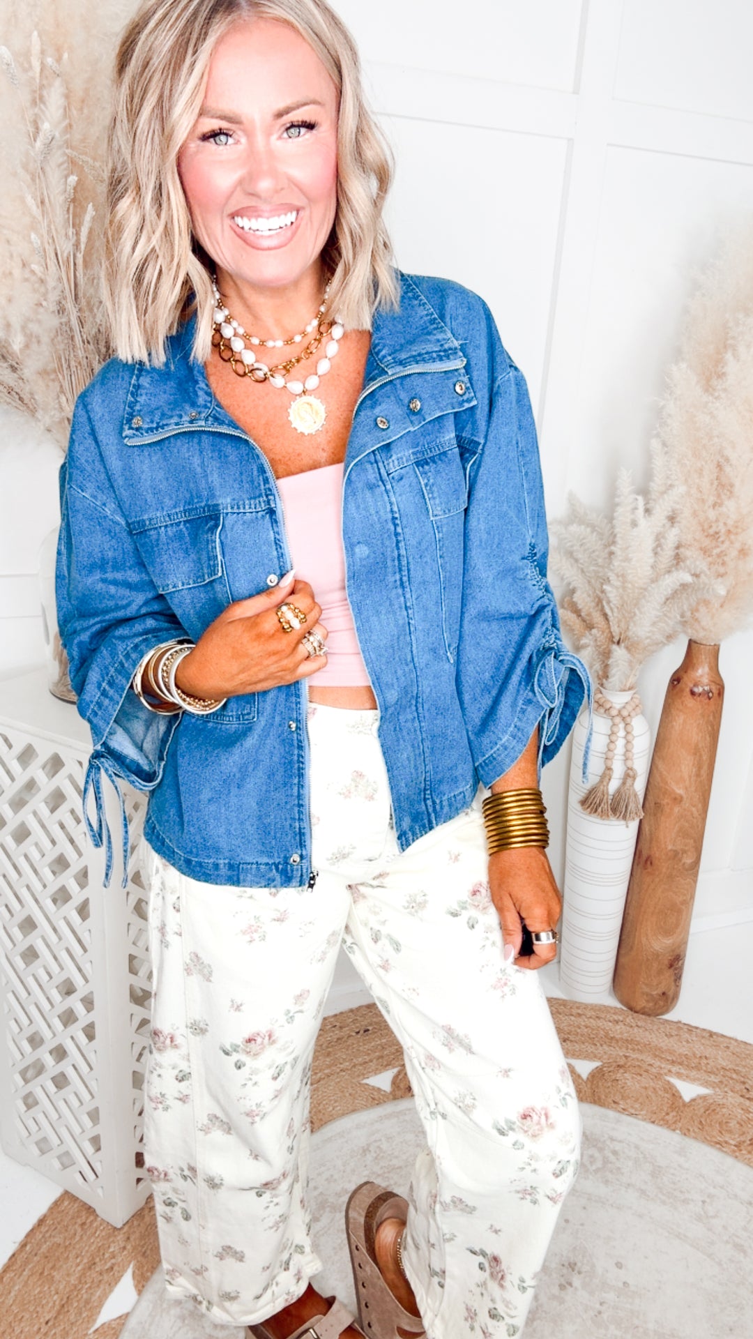 The Botanical Barrel Jean