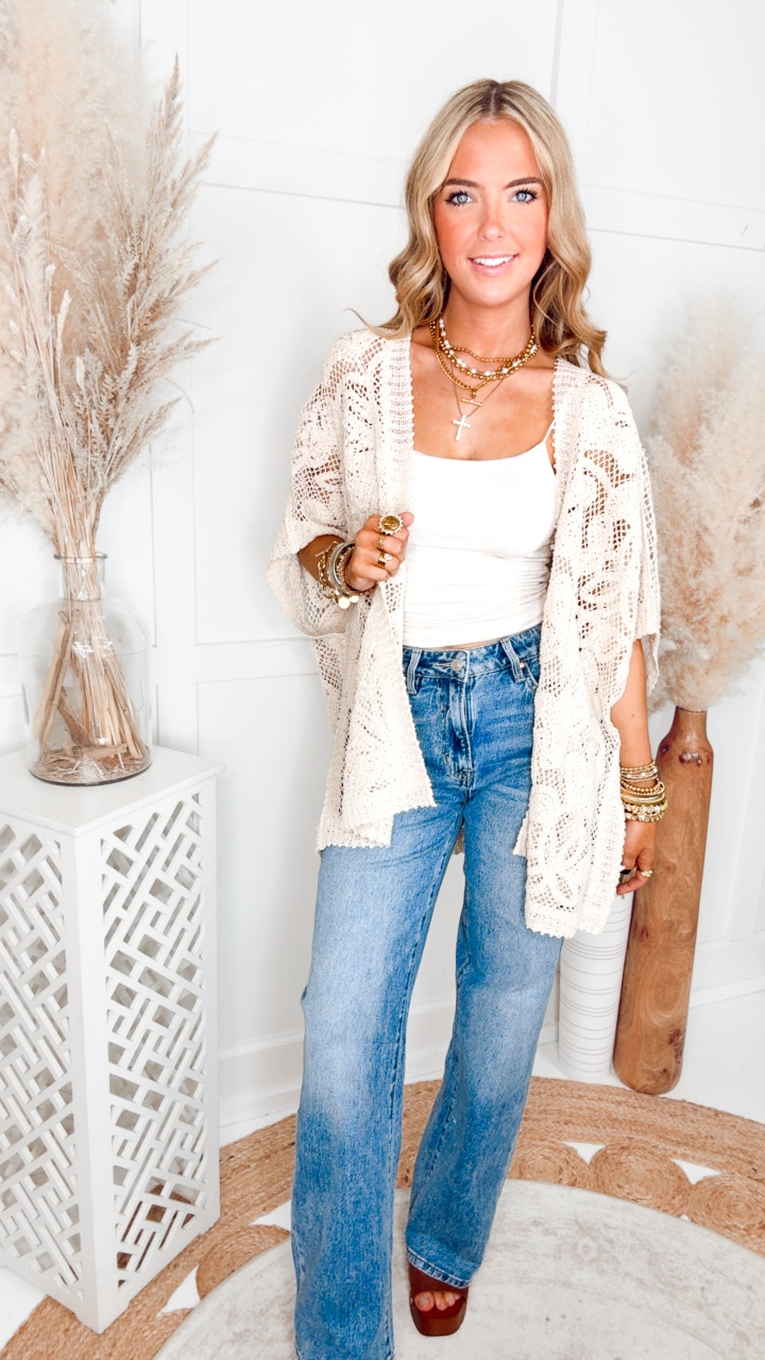 The Charis High Rise Wide Leg Jean