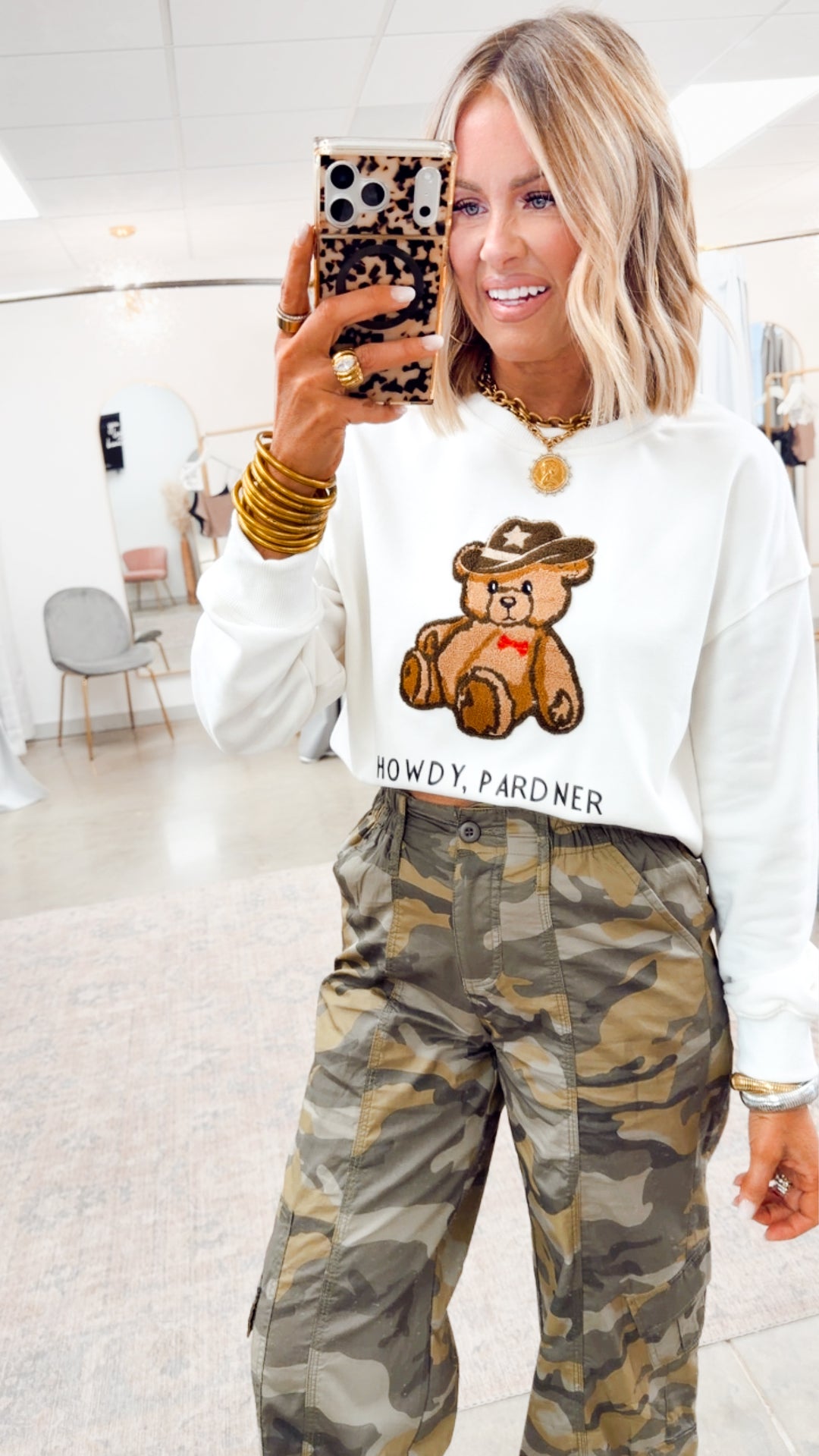 Teddy Western Sweatshirt