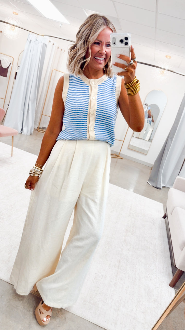 The Hampton Stripe Vest