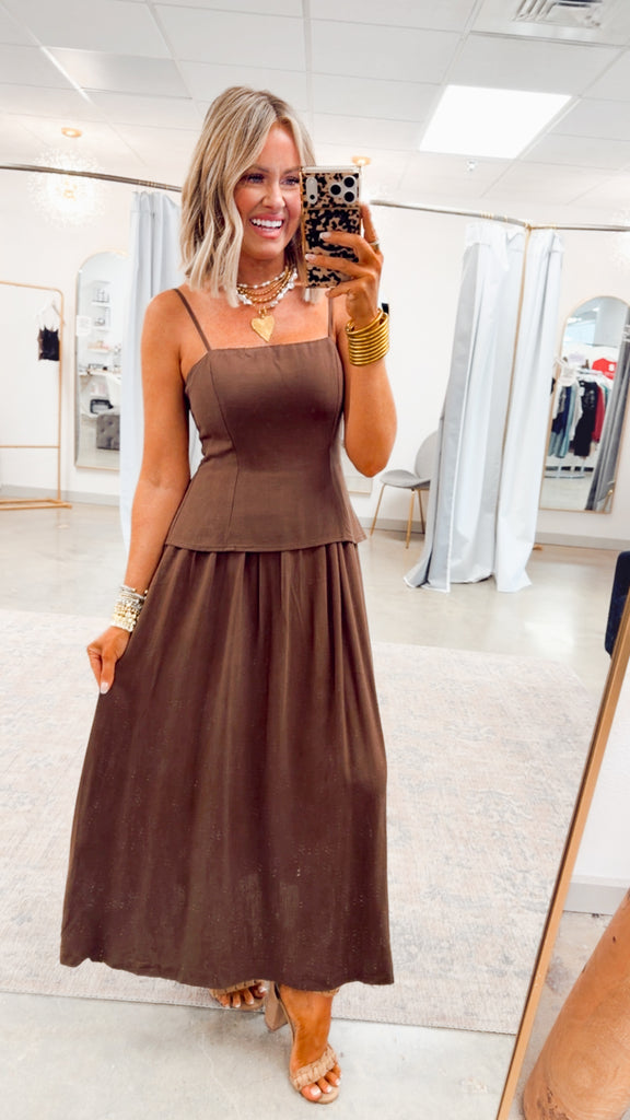 The Sinclair Cami Midi Dress – Sparkle Tallahassee