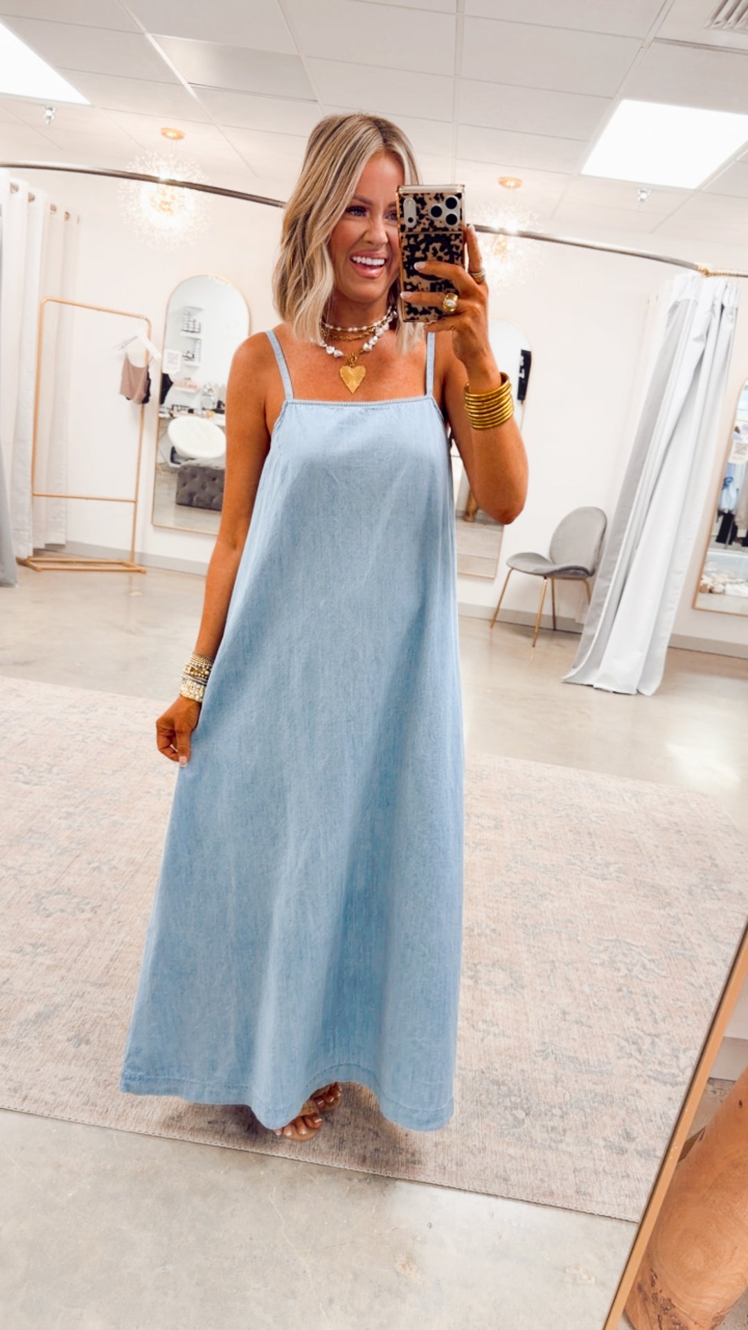 light denim maxi dress Cheyenne Denim Maxi Dress – Sparkle Tallahassee