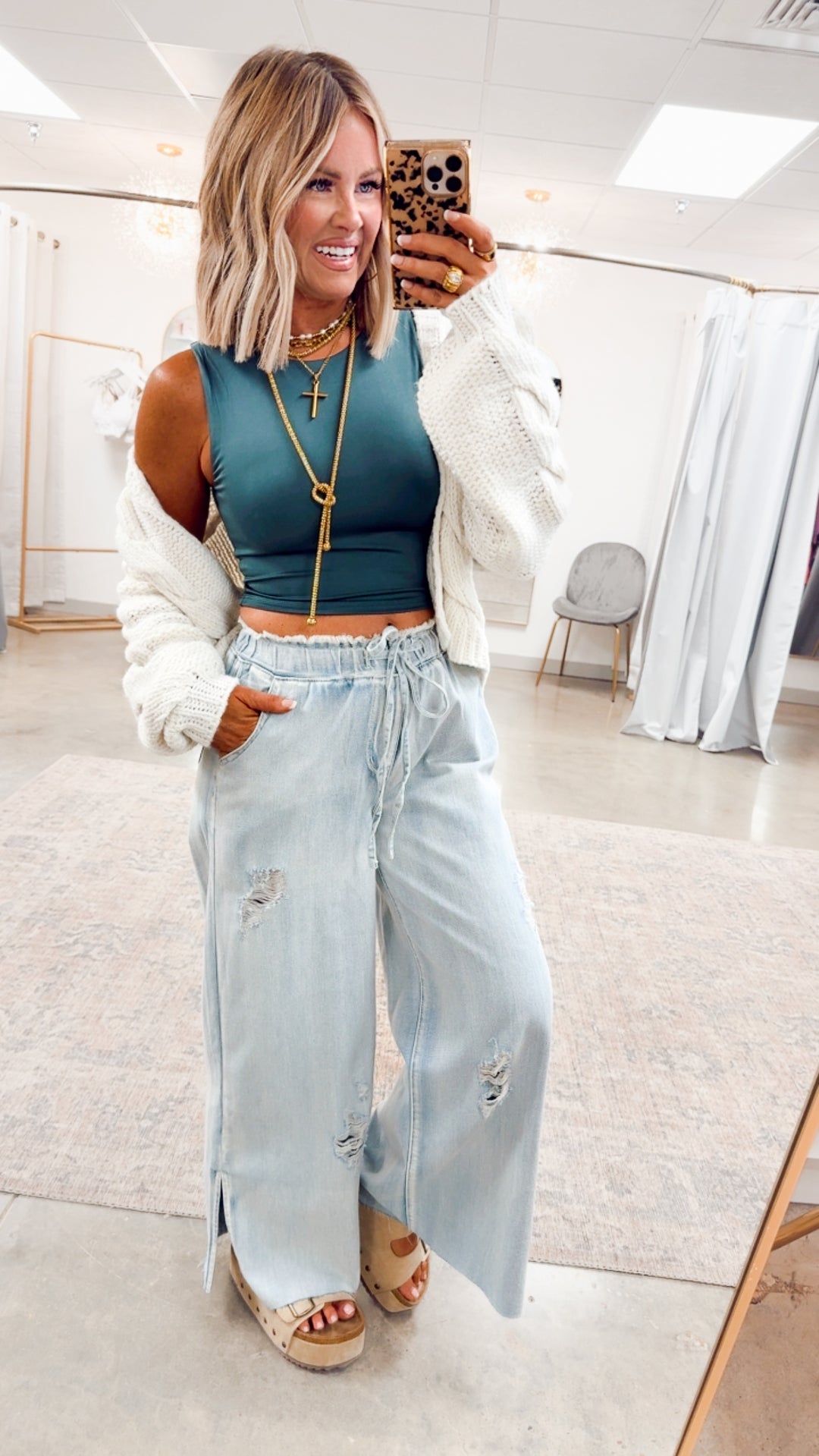 Skylar Open Front Cardigan Sweater