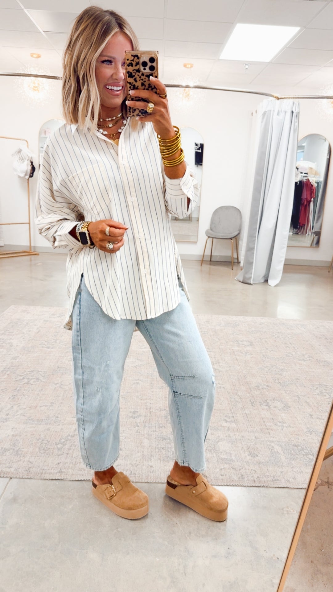 Sophisticated Stripe Blouse