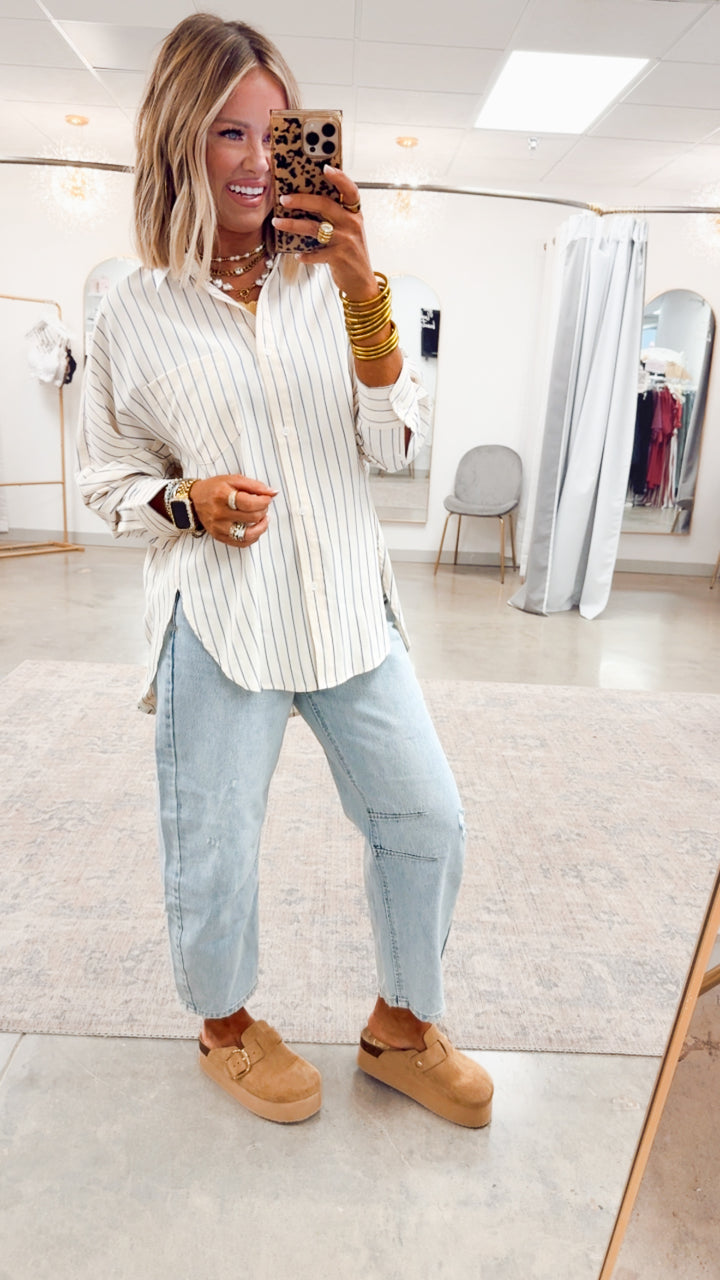 Sophisticated Stripe Blouse