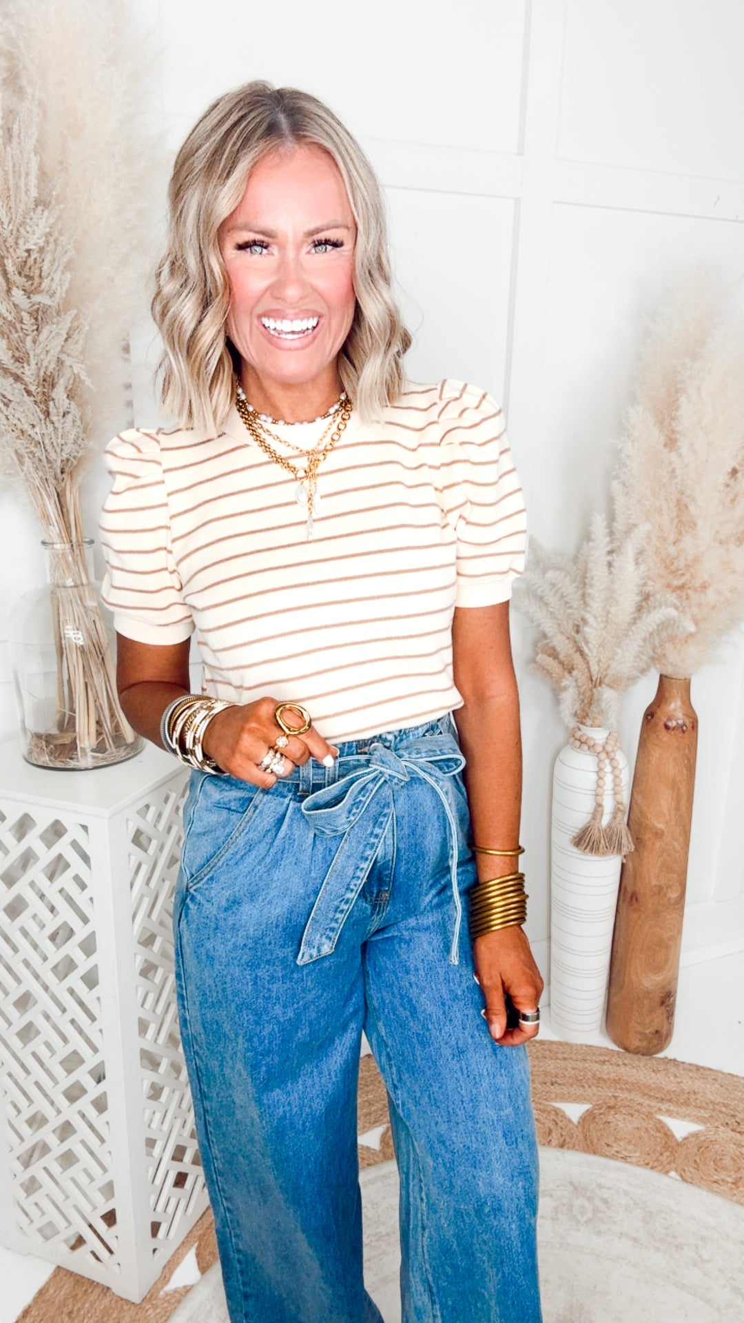 The Stripe Haven Top