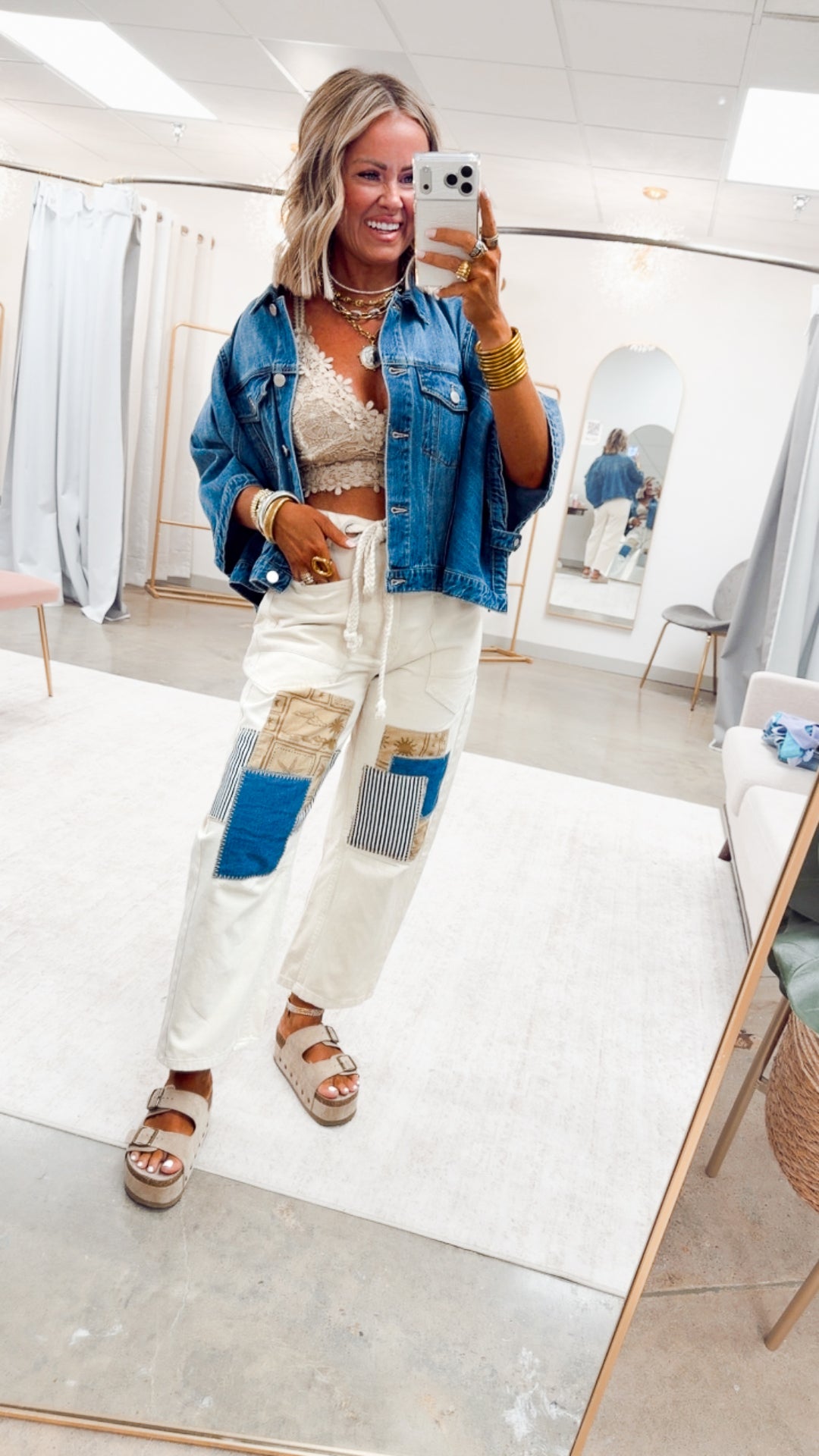 The Patchwork Paradise Jean