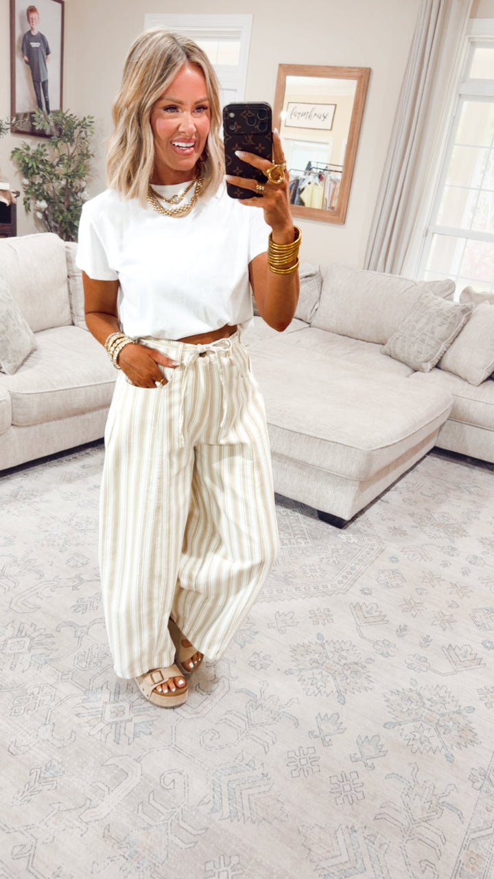 Classic Relaxed Crop Tee-White