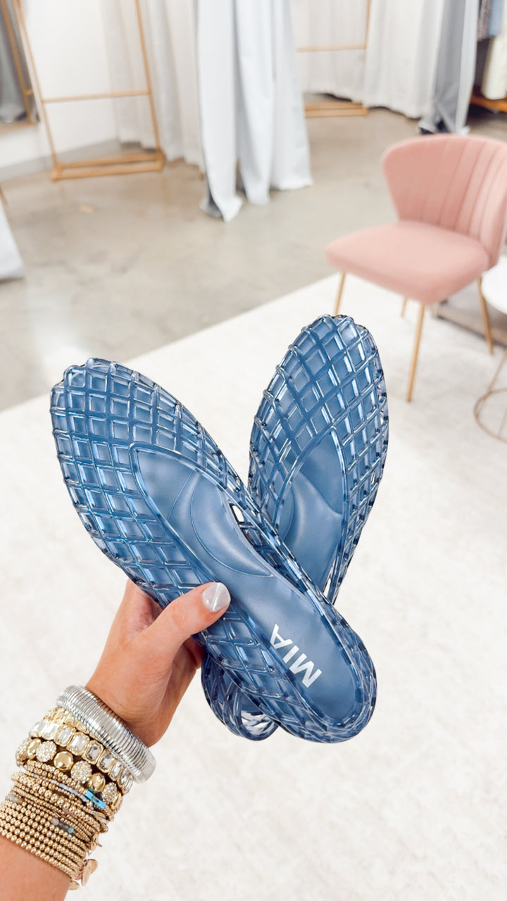 The Bali Deep Blue Jelly Flat