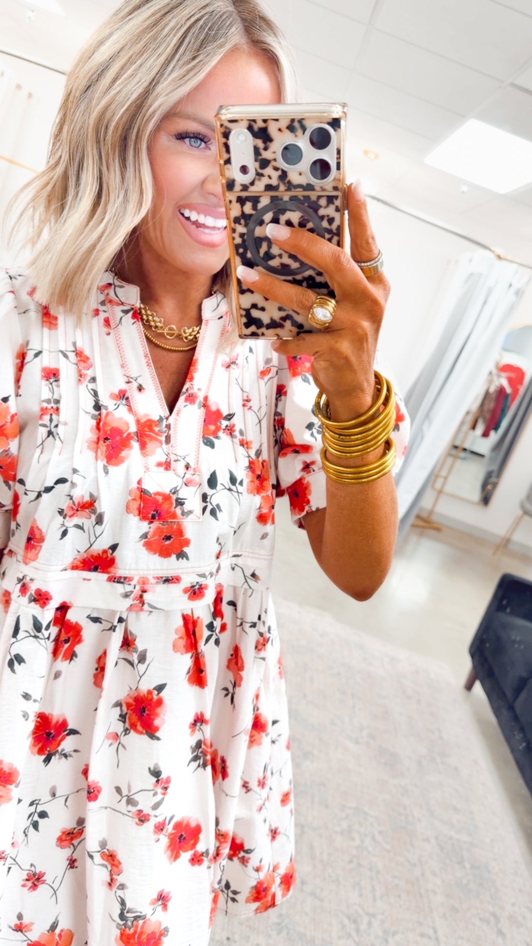 Rosalie Bloom Mini Dress