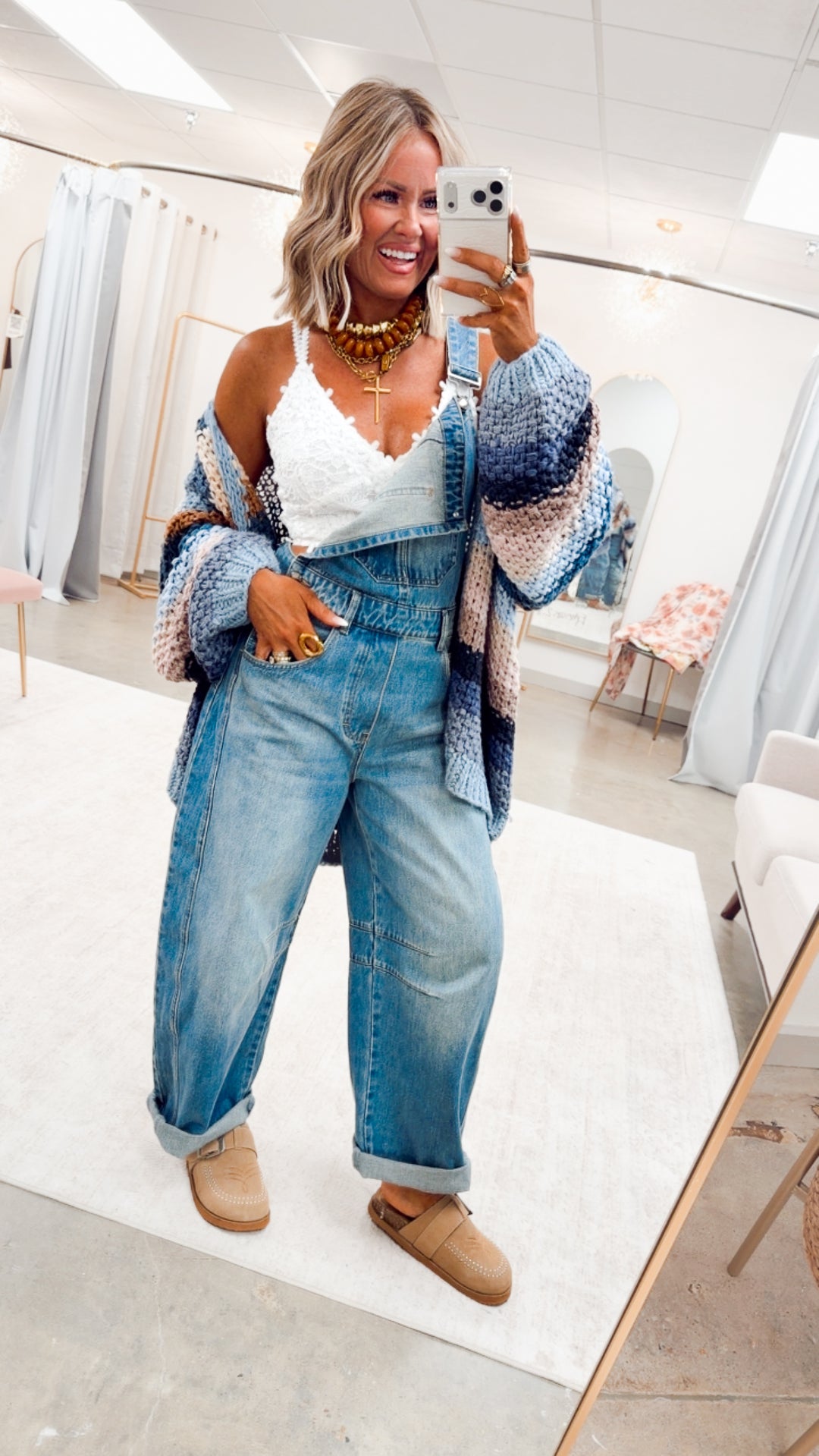 The Brooke Barrel Overalls