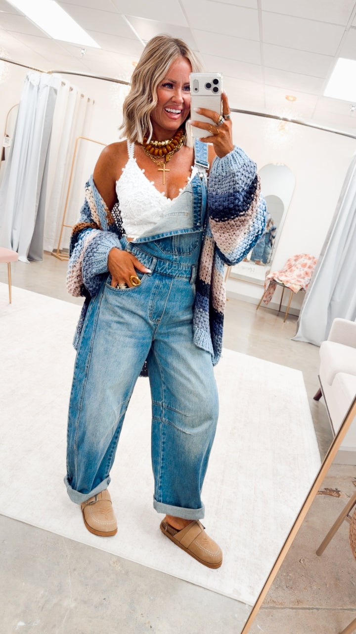 The Brooke Barrel Overalls