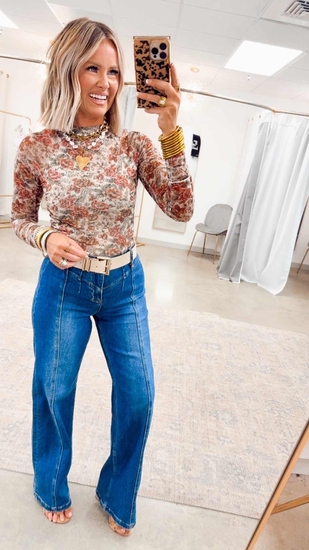 Lucy High Rise Wide Leg Jean-Dark