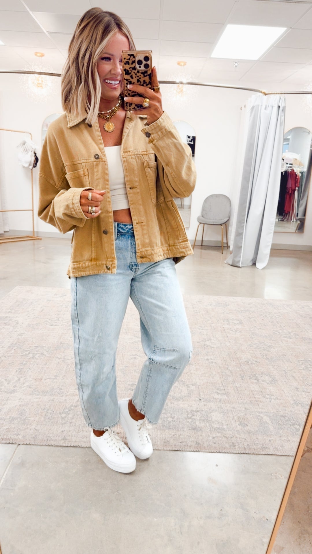 Oak Ridge Denim Jacket-Tea Satin