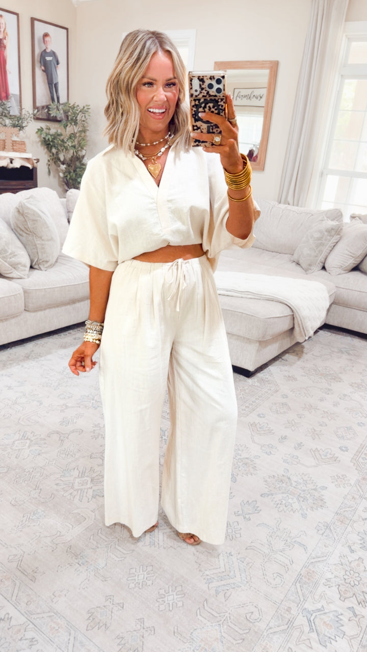 The Lora Popover Set- Linen