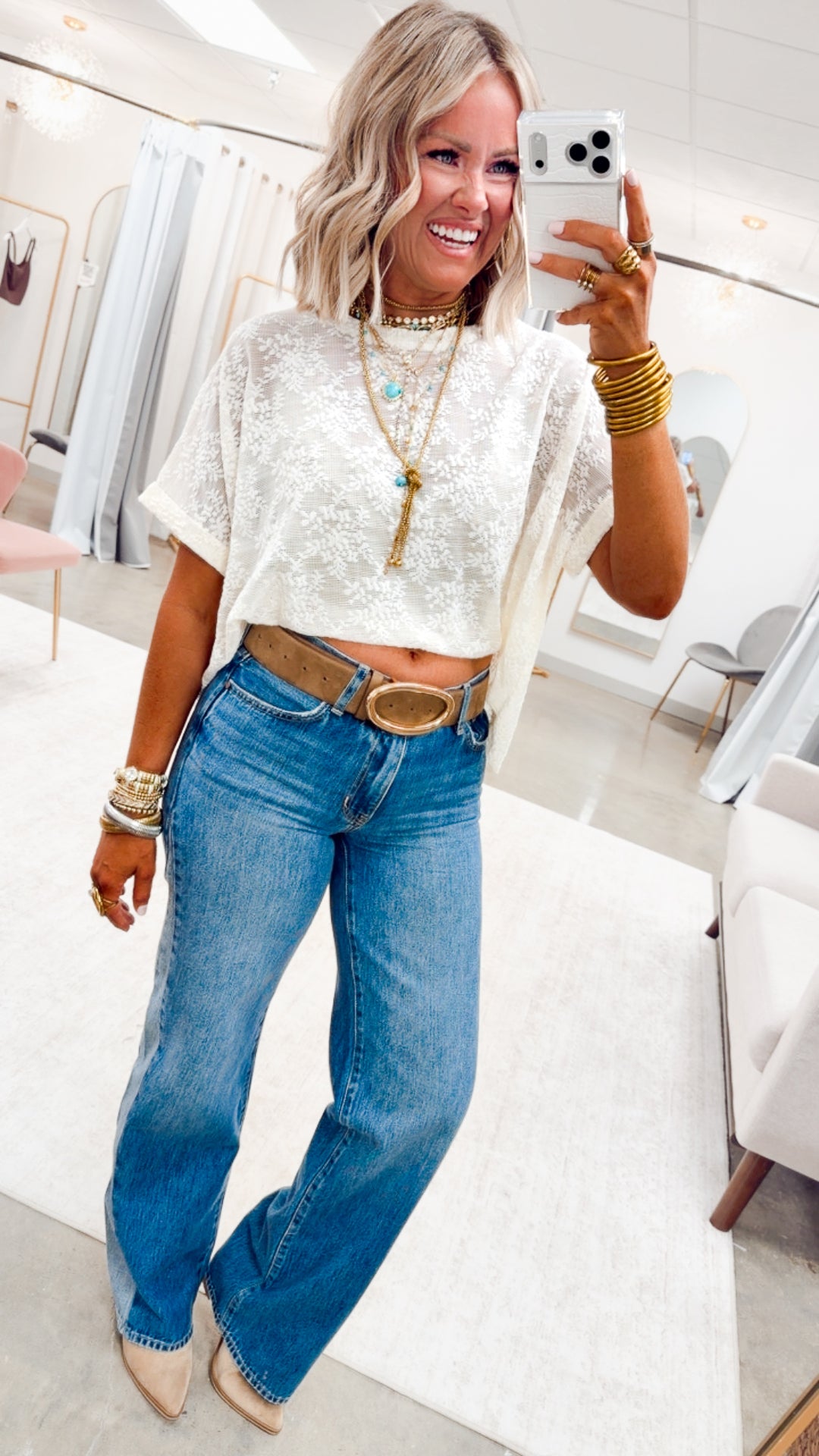 The Angleline Wide Leg Jean