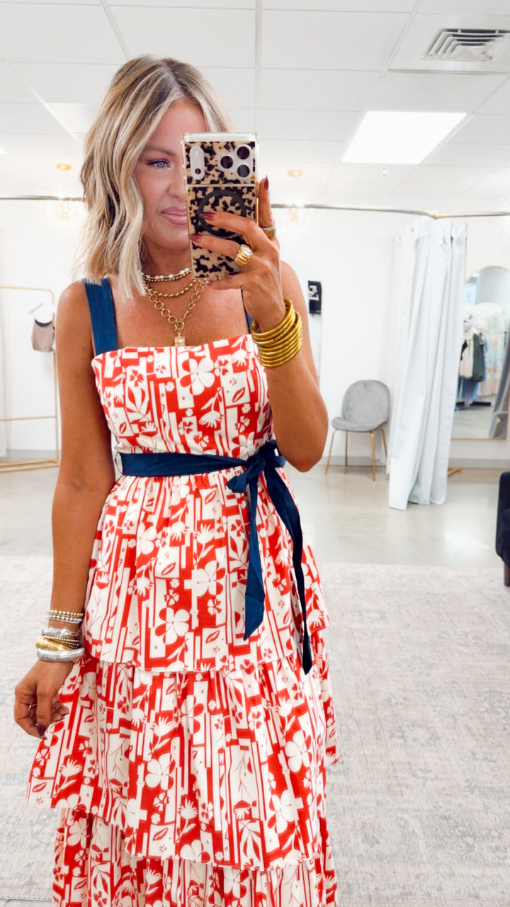 The Abstract Aura Dress