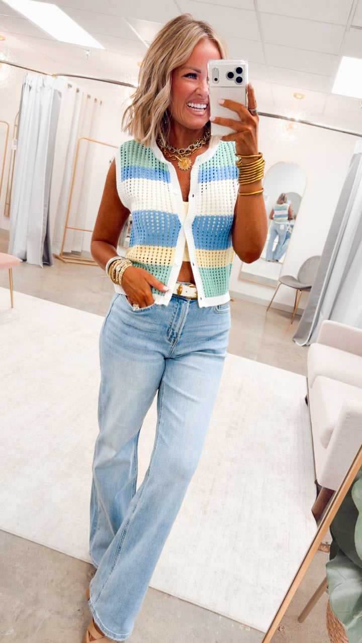 The Suncoast Color Block Vest