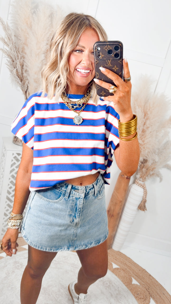 The American Striped Tee