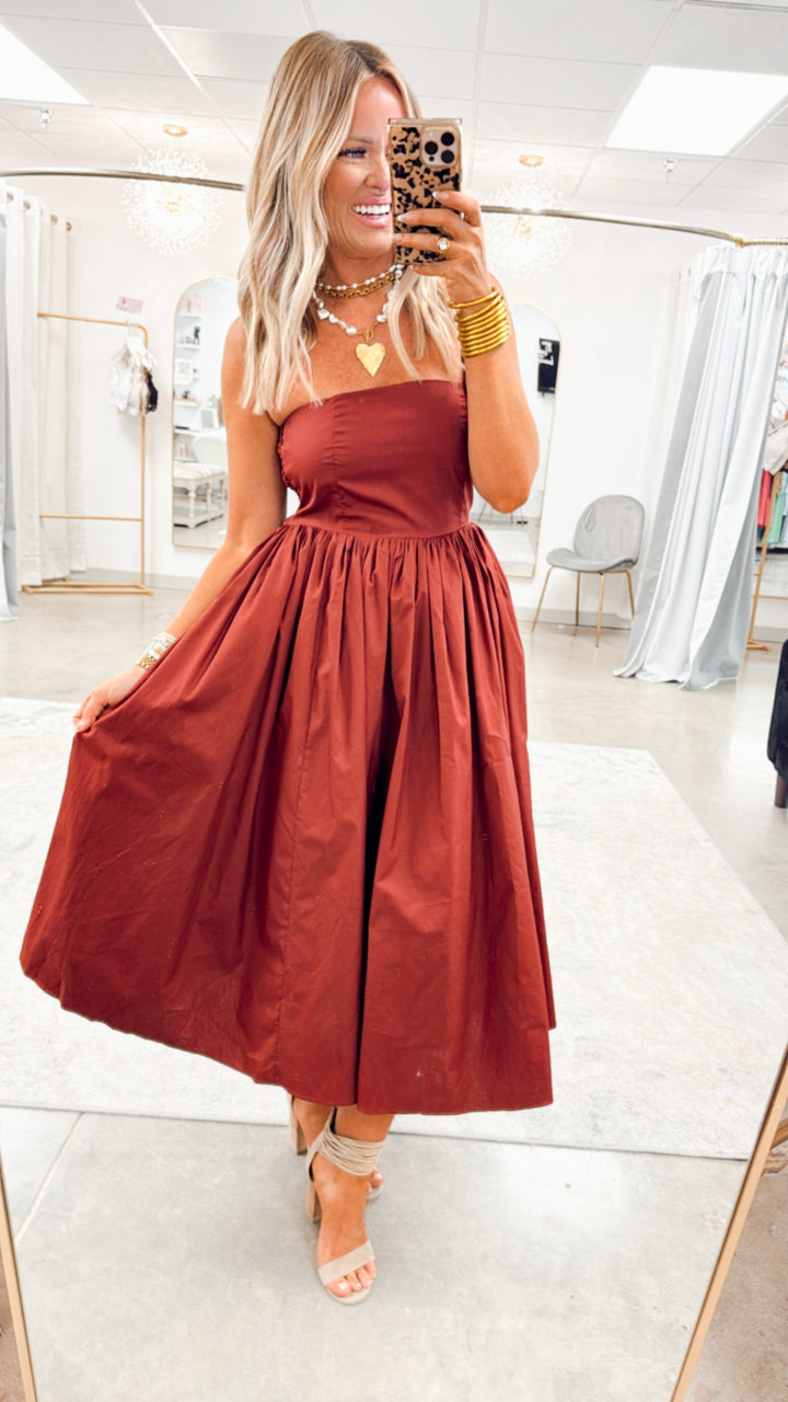 Amelia Flare Midi Dress