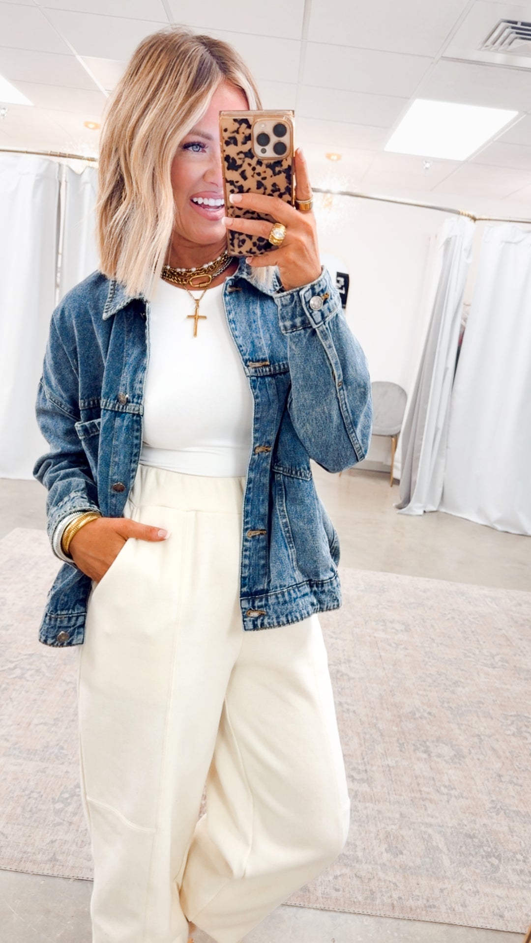 Easy Breeze Jogger Pants-Cream