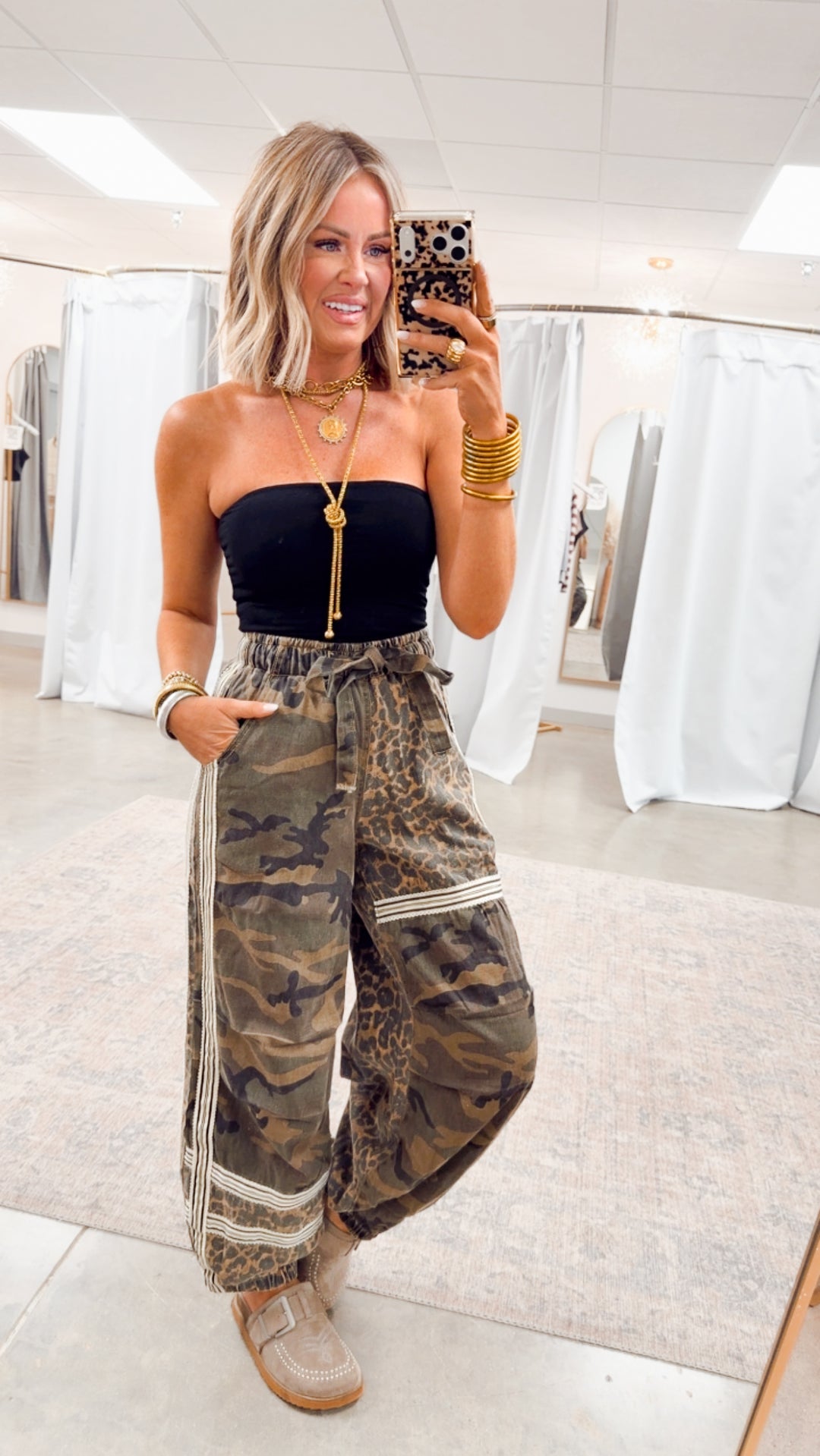 Wildside Camo Joggers-Olive Camo