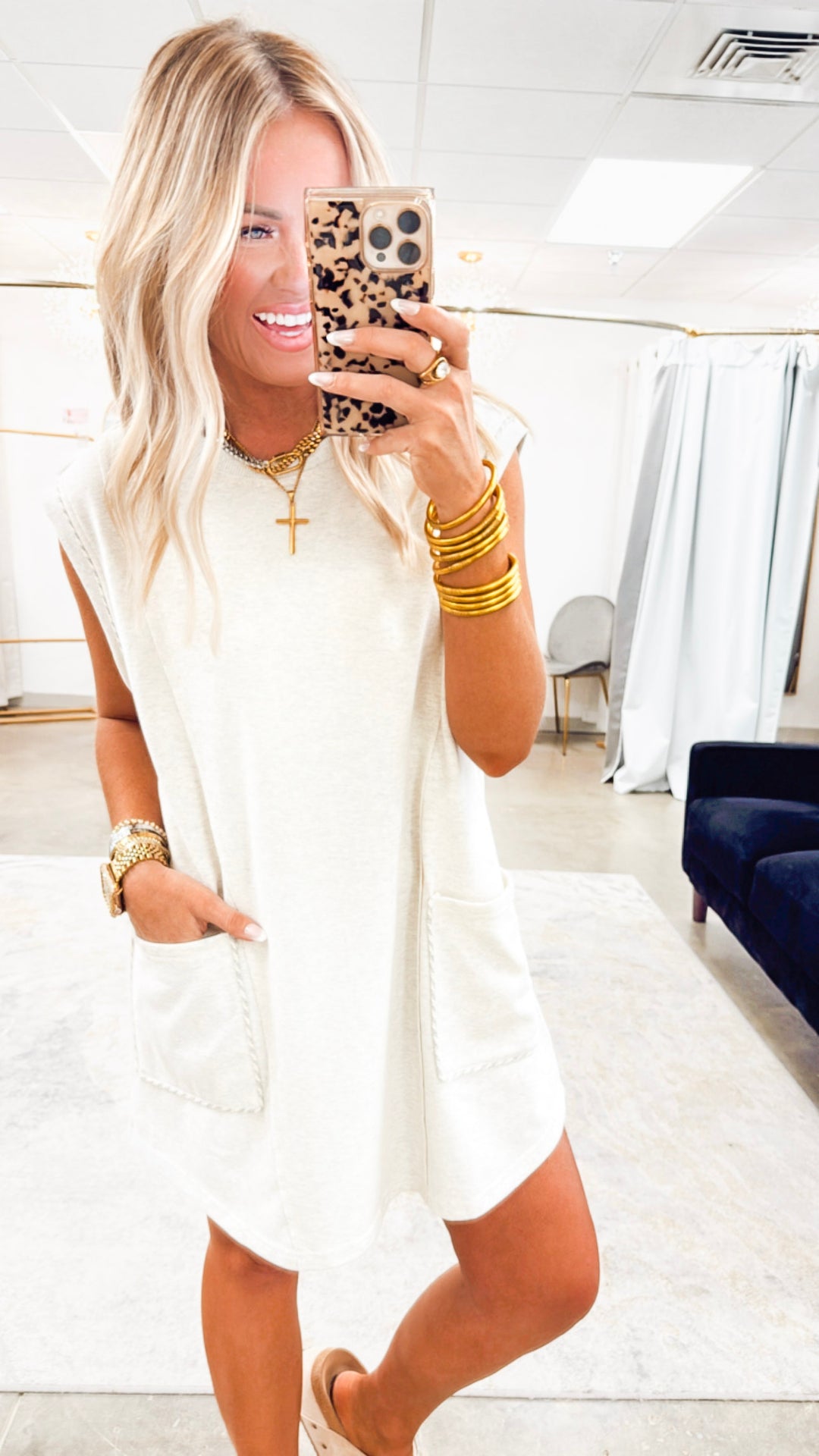 Luxe Breeze Piped Dress