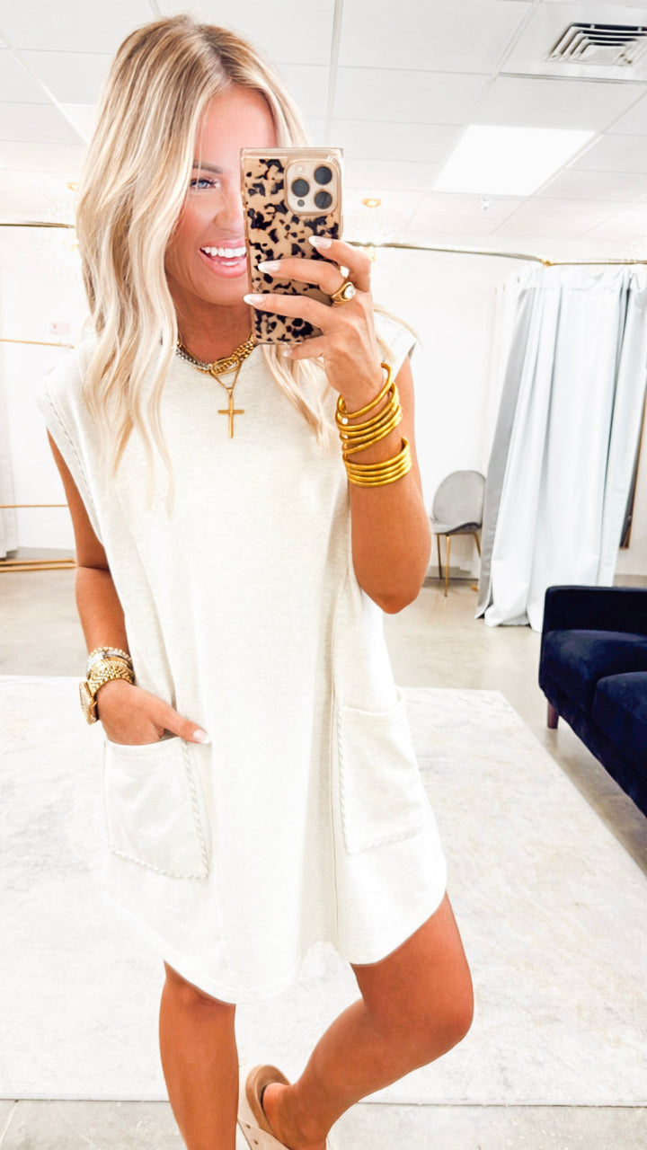Luxe Breeze Piped Dress