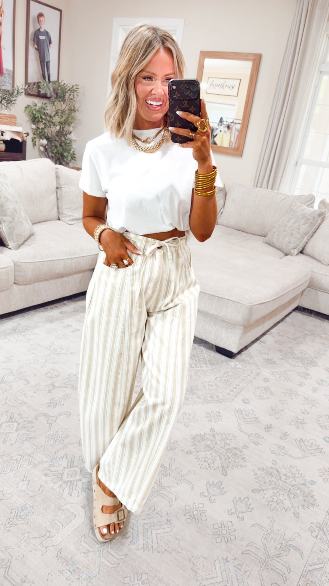 Classic Relaxed Crop Tee-White
